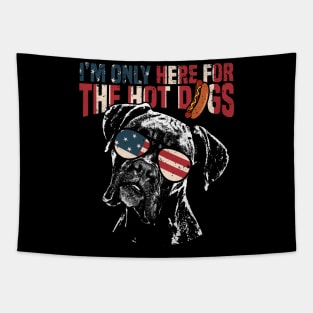 Boxer Dog Shirt Funny 4th of July Tapestry