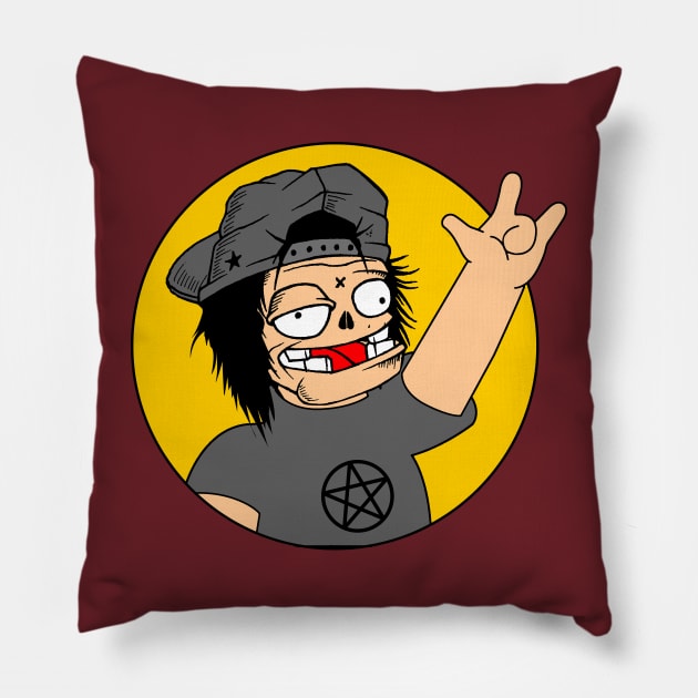 metalhead Pillow by antonimus