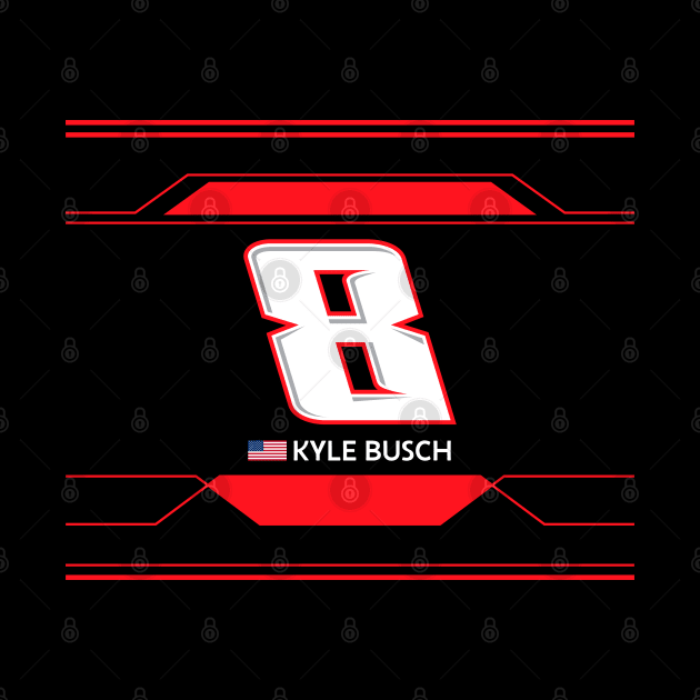 Kyle Busch #8 2023 NASCAR Design by AR Designs 