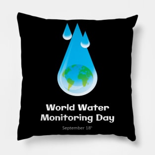 World Water Monitoring Day Pillow