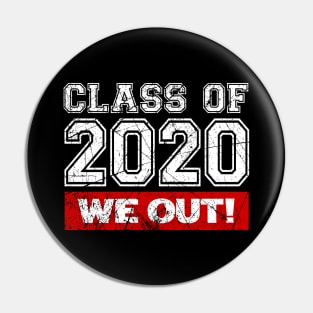 Vintage 'Class of 2020' Senior We Out Graduation Gift Pin