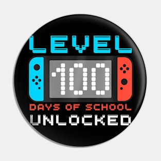 Game  Level 100 Days Of School Unlocked Boys Pin