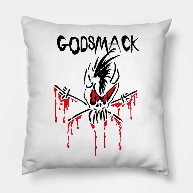 godsmack metal forever Pillow by potato cast