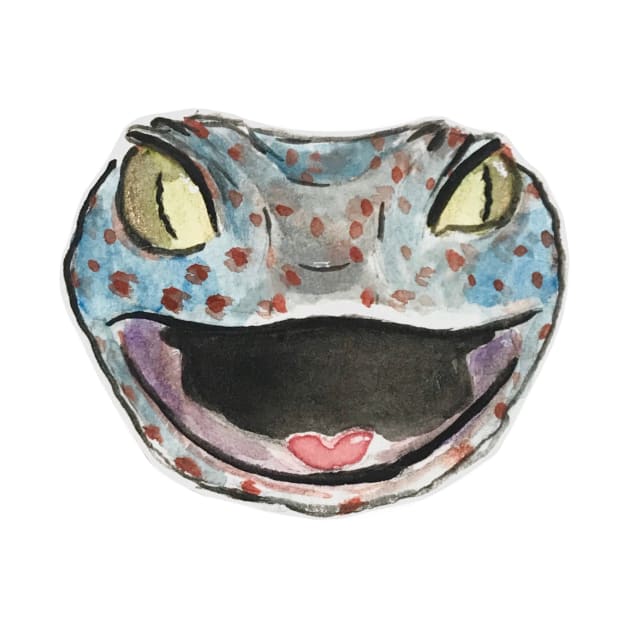 tokay watercolor by locheerio