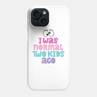 Chaos & Laughter: Life with Two Kids Phone Case