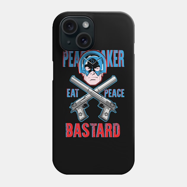 PEACEMAKER: EAT PEACE BASTARD Phone Case by FunGangStore