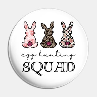 Leopard Egg Hunting Squad Pin