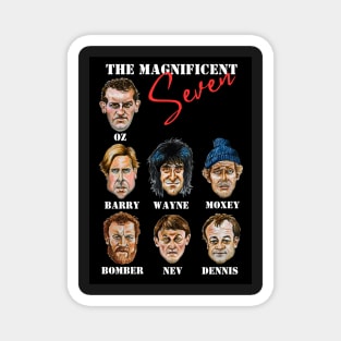 The Magnificent Seven (Auf Wiedersehen Pet character illustrations) Magnet