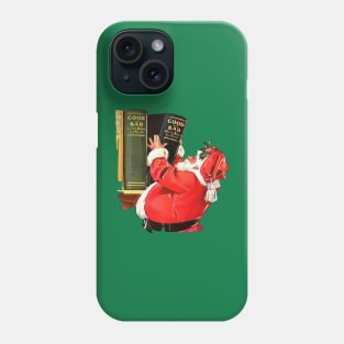 Good And Bad Lists Christmas Fun Vector Art Phone Case