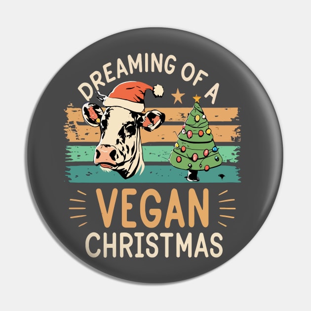 I'm Dreaming of a Vegan Christmas Funny Men Women Pin by rhazi mode plagget