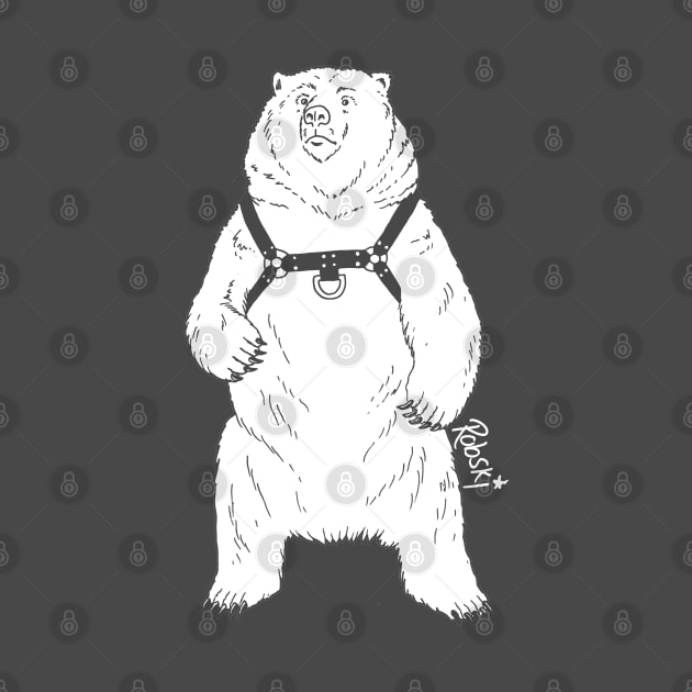 Big gay leather bear by RobskiArt