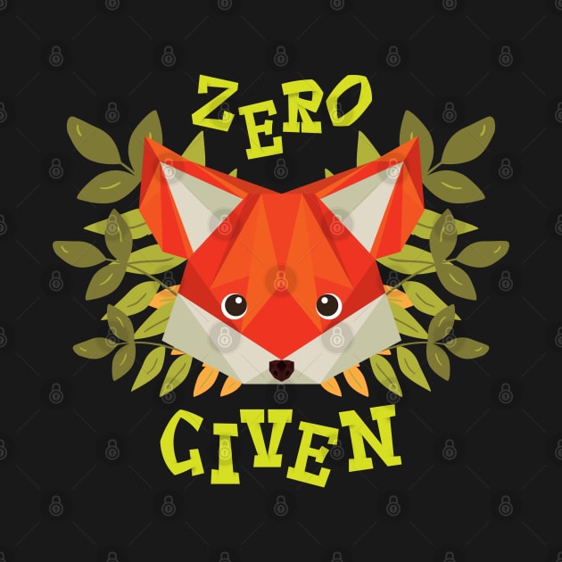 Zero fox given by onemoremask