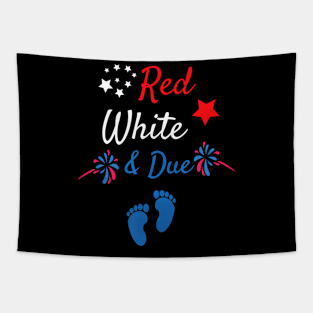 Due 4th Of July Independence Day Tapestry