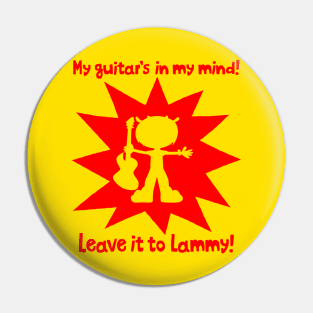 My guitar's in my mind Pin