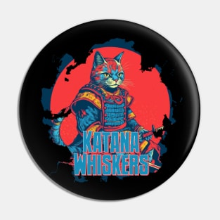 Katana Whiskers Pin