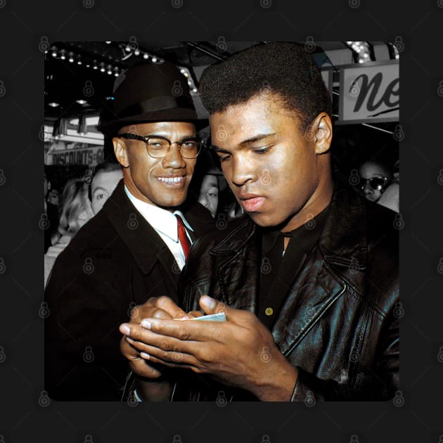 Malcolm X & Muhammad Ali