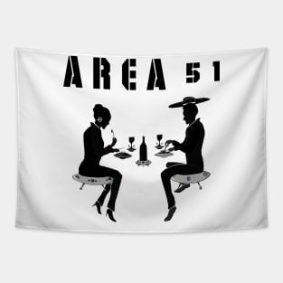 Area 51 Dinner Tapestry