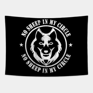 No Sheep In My Circle Inspirational Woves Gift Tapestry