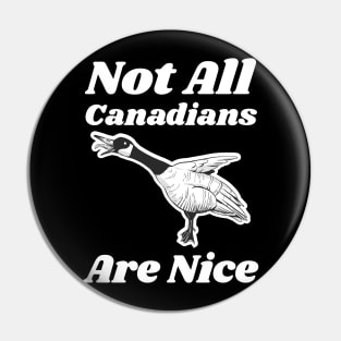 Funny Canada Goose Pin