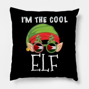 Christmas  I'm The Cool Palestinian Elf - Gift for Palestinian From Palestine Pillow