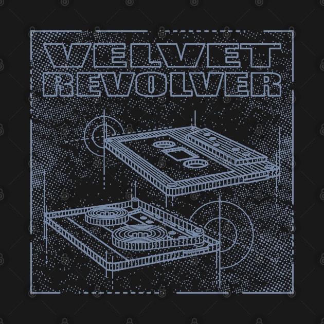 Velvet Revolver - Technical Drawing by Vector Empire