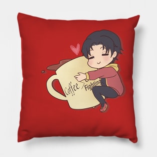 Coffee > fighting crime Pillow