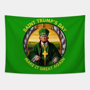 SAINT TRUMP'S DAY MAKE AMERICA GREAT AGAIN Tapestry