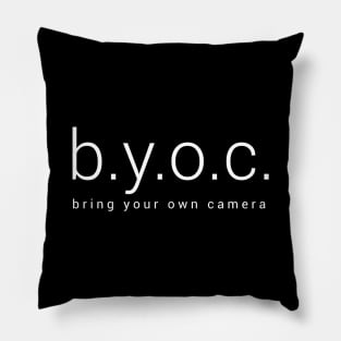 Bring your own camera T-shirt Pillow