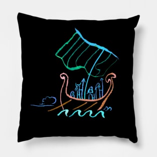 Viking Ship Pillow