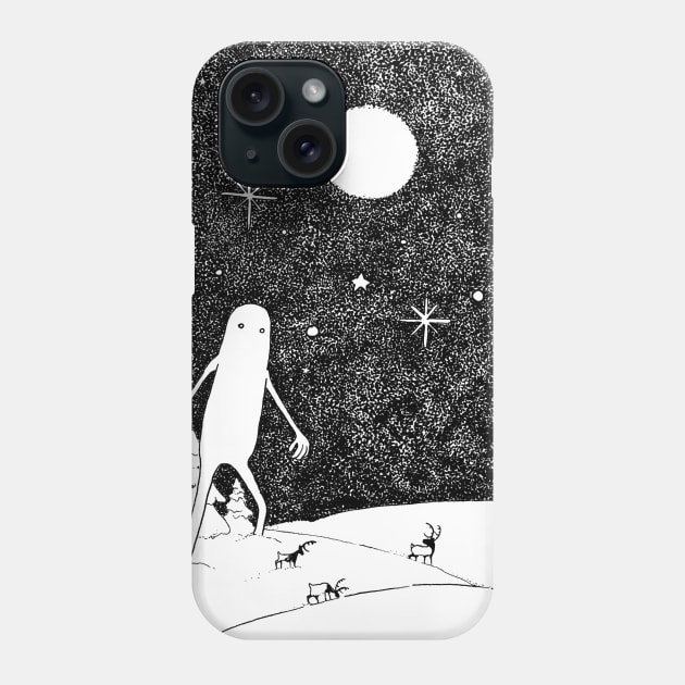 Snow Giant Phone Case by KatherineBlowerDesigns