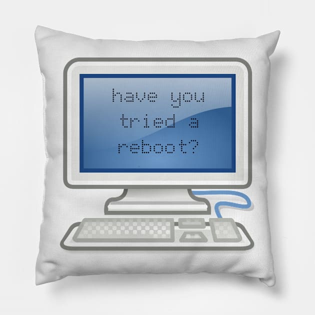 reboot Pillow by Baloney