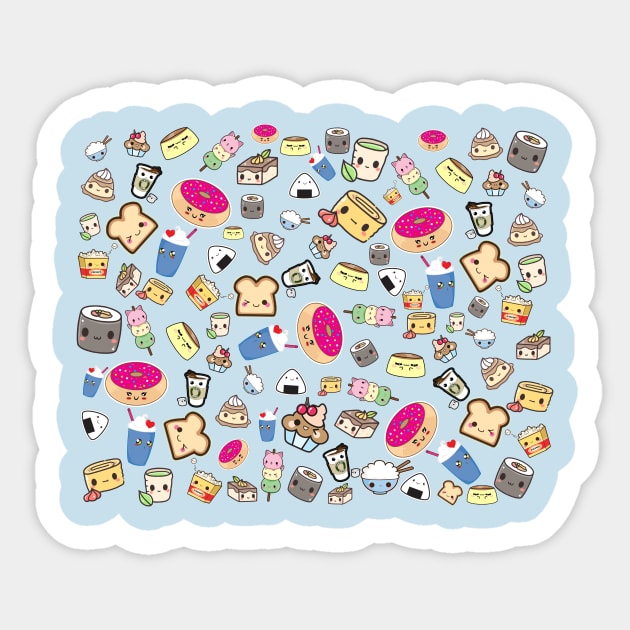 Cute Kawaii Food Stickers