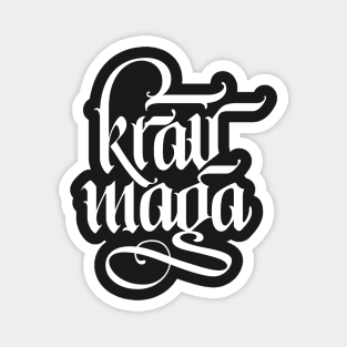 Krav Maga Calligraphy Magnet