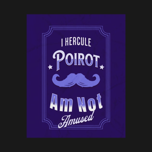 Poirot Is Not Amused - Blue Palette by ChamberOfFeathers