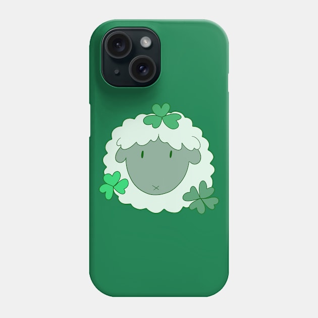 Clover Sheep Face Phone Case by saradaboru