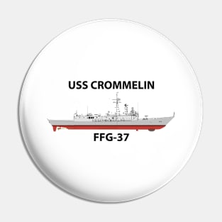 USS CROMMELIN - FFG-37 OH PERRY CLASS Pin