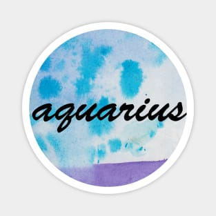 Aquarius zodiac sign Magnet