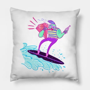 Surf The Crime Wave (Solo Version) Pillow