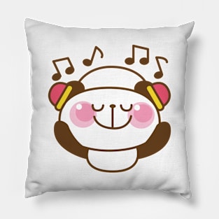 DJ Panda Pillow