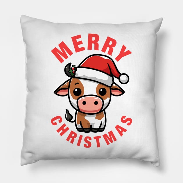 Cute Cow Pillow by Rekayasabumi