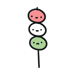 cute japanese dango desert design T-Shirt