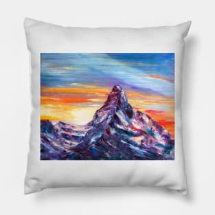 Mountain of Mountains. Matterhorn Pillow