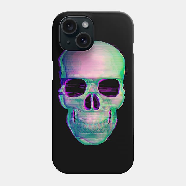 Digital Skull Phone Case by Drop23