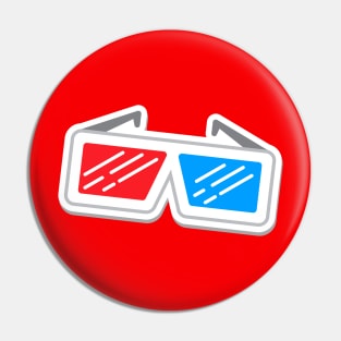 3D Glasses Pin