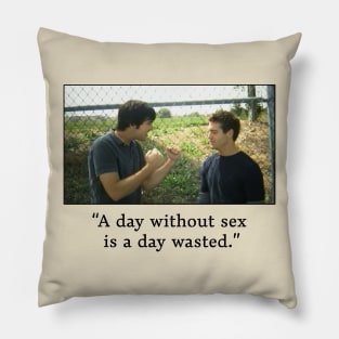 A Day Without Sex is a Day Wasted! Pillow