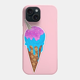 Cute Unicorn Ice Cream Cone Phone Case