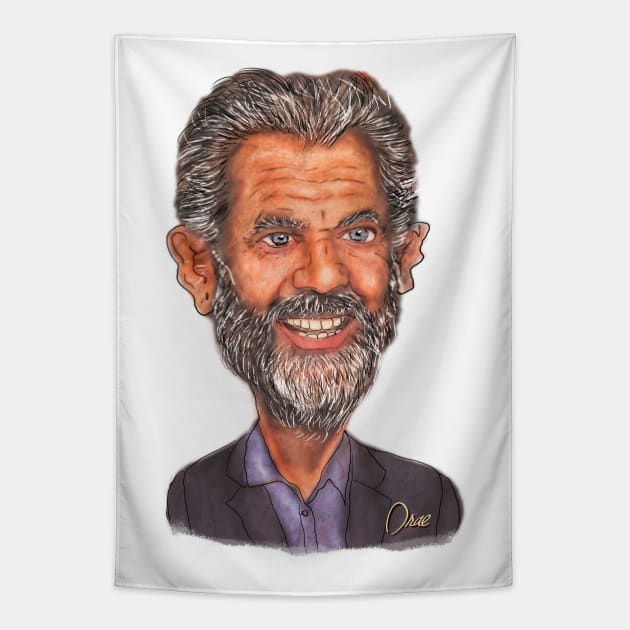 Mel Gibson Tapestry by Henry Drae