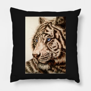 White Tiger Pillow