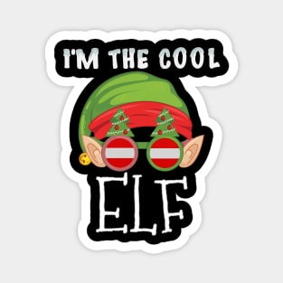 Christmas  I'm The Cool Austrian Elf - Gift for Austrian From Austria Magnet