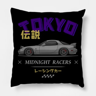 Midnight Racer Silver FD3S RX7 JDM Pillow